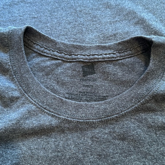 🔥3for$10 | Men’s Basic T-shirt | Dark Gray - Picture 3 of 3